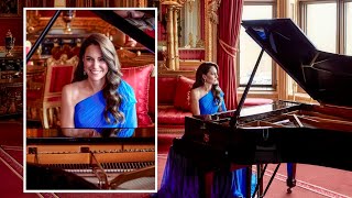 Kate Middletons Surprise Piano Performance at Eurovision RoyalCentral [upl. by Issak]