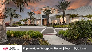 ResortStyle Living at Esplanade at Wiregrass Ranch  Wesley Chapel FL [upl. by Zacharie421]