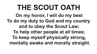 THE SCOUT LAW AND THE SCOUT OATH [upl. by Ahsilahk]