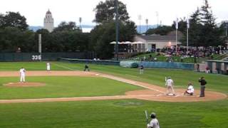 Michael Ratterrees first atbat for Rice baseball Home run  Stanford [upl. by Fairfield]