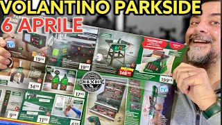 Volantino Parkside lidl fai da te 6 aprile Smerigliatrice con mandrino oscillante Banco sega [upl. by Acirrehs]