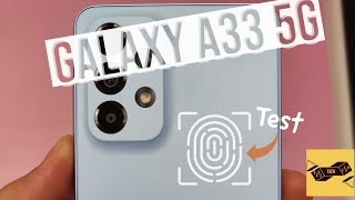 Galaxy A33 5G Hands On  Fingerprint Unlock Test amp Look at Design [upl. by Daryle]