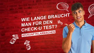 Wie lange braucht man für den CheckU Test Das bringt mich weiter  Zukunftklarmachen [upl. by Maharva]