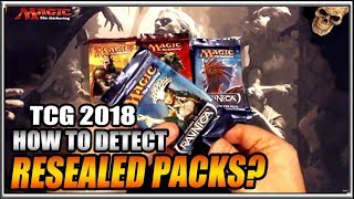 How to Detect Resealed or Repacks Booster Packs  Magic the Gathering TCG  Return to Ravnica Block [upl. by Malva193]