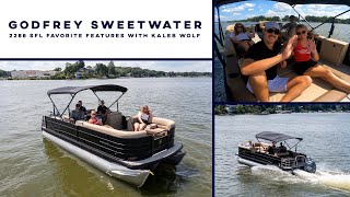 2022 Godfrey Sweetwater 2286 SFL  Pontoon Favorite Features [upl. by Fife]