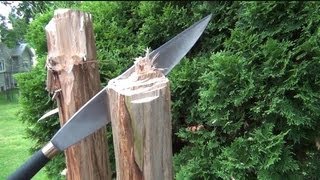 Kris Cutlery Combat Barong Heavy Machete Review [upl. by Aivalf]