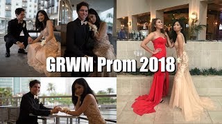 GET READY WITH ME JUNIOR PROM 2018 [upl. by Aicilet]