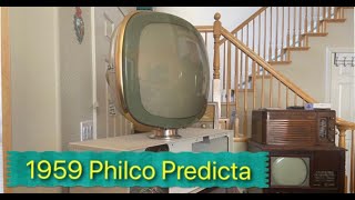 1959 Philco Predicta 17quot TV Restoration  Model 10L4311L43 Part 1 [upl. by Kachine988]