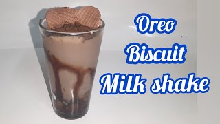 Oreo Biscuit Milk shake  How To Make Oreo Thick Shake NagamaniKollipara [upl. by Ymmot973]