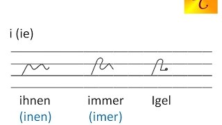 Stenografie lernen  Lektion 11  i ie  Dominique Clarier [upl. by Samalla271]