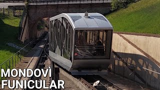 4K 🇮🇹 Funicular of Mondovì  🇮🇹 Funicolare di Mondovì 2023 [upl. by Ardnos]