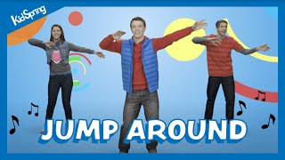 Jump Around  Preschool Worship Song [upl. by Anwat]