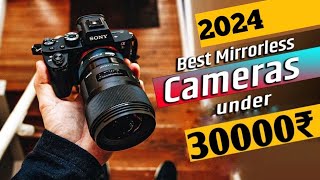 Top 3 Dslr And Mirrorless Camera Under 30000 In 2024⚡️⚡️⚡️  Best Budget Camera For Videos [upl. by Collen]