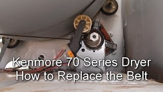 How to Replace the Belt on a Kenmore 70 Series Dryer [upl. by Elgar]