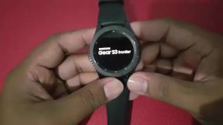 How to Turn on or turn off Samsung Gear S3 [upl. by Mauri963]