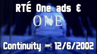 RTÉ One Ads and Continuity  12 June 2002  Part 1 [upl. by Jakie52]