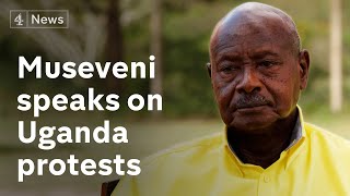 Uganda election President Museveni says opposition are agents of ‘foreign interests’ [upl. by Luar]