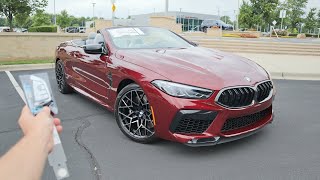 2022 BMW M8 Competition Convertible Start Up Exhaust POV Test Drive and Review [upl. by Lud]