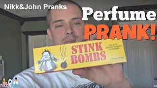 STINKY PERFUME PRANK  Top Boyfriend and Girlfriend Pranks [upl. by Persson656]