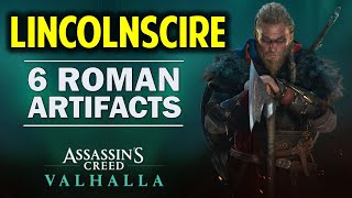 Lincolnscire All Roman Artifacts Location  Assassins Creed Valhalla [upl. by Olly]