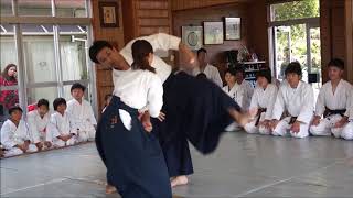 Powerful Aikido girl  Wakayama Takemusukan dojo [upl. by Samford]