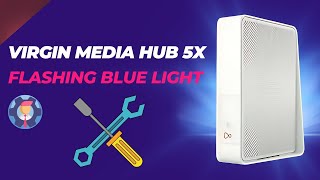 Virgin Media Hub 5x Flashing Blue Light Quick Fix Guide [upl. by Gratt]