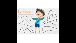 MATEMATICA LA LINEA  retta curva spezzata mista aperta e chiusa semplice e intrecciata [upl. by Nolrev]