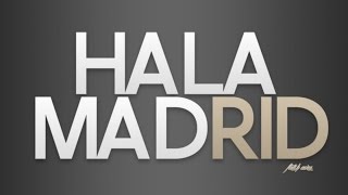 Hala Madrid y Nada Mas with English Lyric  Karaoke [upl. by Feinleib525]