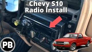 1998  2004 Chevy S10 Blazer Sonoma Radio Install [upl. by Gile]