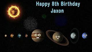 Kids Learning Tube Planets Sing Happy Birthday to me [upl. by Araiet]