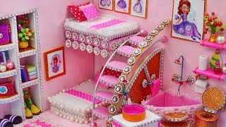 Diy Miniature Dollhouse Cardboard 💕 Diy Miniature Dollhouse Room 💕 1 [upl. by Emmett]