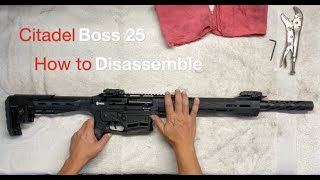 Citadel Boss 25 SemiAutomatic 12 Gauge Tactical Shotgun Breakdown Video [upl. by Eelirak]