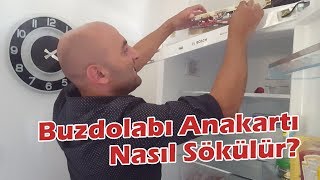 Buzdolabı Elektronik Kartı Nasıl Sökülür Refrigerator Electronic Card Disassembly [upl. by Lubba]