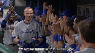 TORHOU Reimolds second homer puts Blue Jays on top [upl. by Gnilyam]