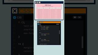 Making of OMR sheet  CSS htmlcss shorts [upl. by Alekat598]