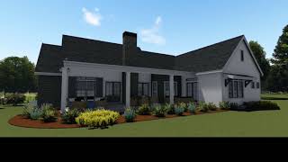 Transitional House Plan with 3Car Garage [upl. by Enitselec]