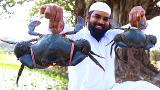 King Size Crab Masala Curry  Maharashtra Style Crab curry  Crab Cutting Skills  Nawabs Kitchen [upl. by Ayiotal]