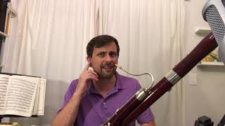 Bassoon Lessons  Double Tonguing on the Bassoon [upl. by Idnim]