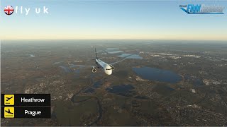 Heathrow to Prague  MSFS 2020  Fly Uk  VATSIM [upl. by Eahsel]