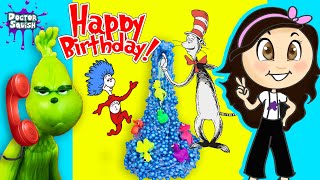 HAPPY BIRTHDAY DR SEUSS The Grinch Thing 1 and Thing 2 Docs Playhouse [upl. by Elbertina]