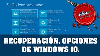 TODAS LAS OPCIONES DE RECUPERACION DE WINDOWS 10 EN UN SOLO VIDEO [upl. by Ronda]