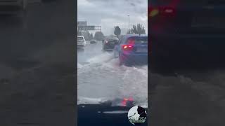 🌧️⚠️ Severas inundaciones como consecuencia de las fuertes lluvias en Castelldefels [upl. by Elleivad]