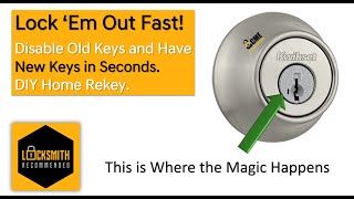 How to Rekey a Kwikset Lock  DIY Kwikset Smartkey Rekey [upl. by Ursula]