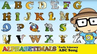 The Animal Alphabet ABC Song by the Alphabetimals  Alphabetimalscom [upl. by Kapeed201]