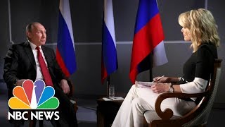 President Vladimir Putin On Russian Election Interference Full Report  Megyn Kelly  NBC News [upl. by Sonafets]