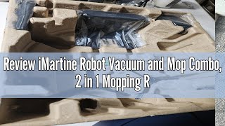 Review iMartine Robot Vacuum and Mop Combo 2 in 1 Mopping Robot Vacuum Cleaner Compatible with WiFi [upl. by Engen]