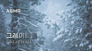 LIVE 겨울 호그와트 그레이트홀에서 자습하기 🧙‍♀️🧙‍♂️ 해리포터 자율학습 시리즈 harry potter snow winter Great Hall study [upl. by Debo479]