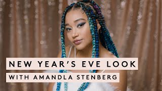 NEW YEARS EVE MAKEUP LOOK WITH AMANDLA STENBERG  FENTY BEAUTY [upl. by Bixler962]