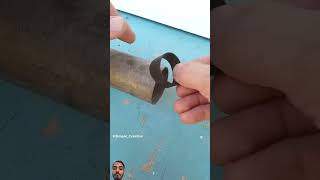 How to connect two pipe without coupling simple hack plumbing pipejoint pipeworks hack simple [upl. by Aivartal]