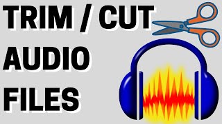 How to Trim Audio in Audacity  Cut and Crop Sound Files [upl. by Ateuqirne114]